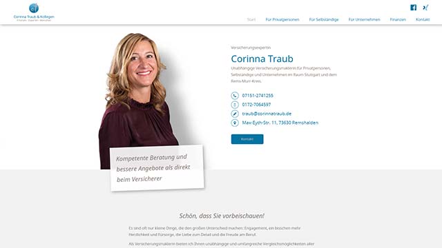 Versicherungsexpertin Corinna Traub